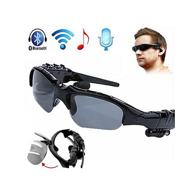 Eyeglasses Bluetooth Sunglasses Wireless Headset - Black